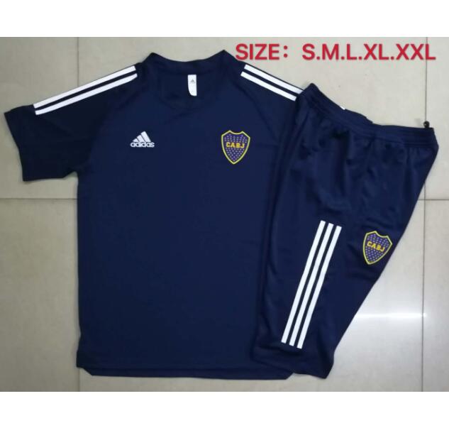 Boca Junior Navy Training Kits Capri Pants with Shirt 2020/21